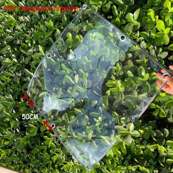 NIANXINN Heavy Duty Waterproof Pvc Transparent Tarpaulin Poly Clear Vinyl Tarp Cover,0.3Mm/360G/M2 Thickening Plastic Sheeting Carport Balcony Rain Curtain Lwlei Sun Protection Tarpaulin