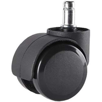 NJM Office Chair Caster Wheel Push Type, Set Of 5 Piece