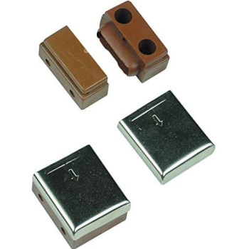 NJM Wadrobe 315 Square Box Type Shelf Fitting Brown Cupboard, 25 Pieces