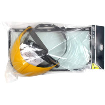 NLYWB Protective Mask, Full Face Shield Visor Mask With Clear Polycarbonate Visor And Anti-Fog/Hard Coat For Automotive, Construction