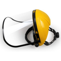 NLYWB Protective Mask, Full Face Shield Visor Mask With Clear Polycarbonate Visor And Anti-Fog/Hard Coat For Automotive, Construction