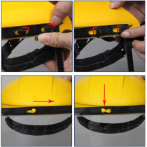 NLYWB Protective Mask, Full Face Shield Visor Mask With Clear Polycarbonate Visor And Anti-Fog/Hard Coat For Automotive, Construction