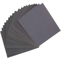 Dainerisy 10Pcs Sanding Paper Wet Dry Dual Use Handicraft Woodwork Automobiles Metal Plastic Polishing Sandpaper