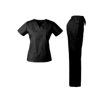 Veronica Scrub Suit Black