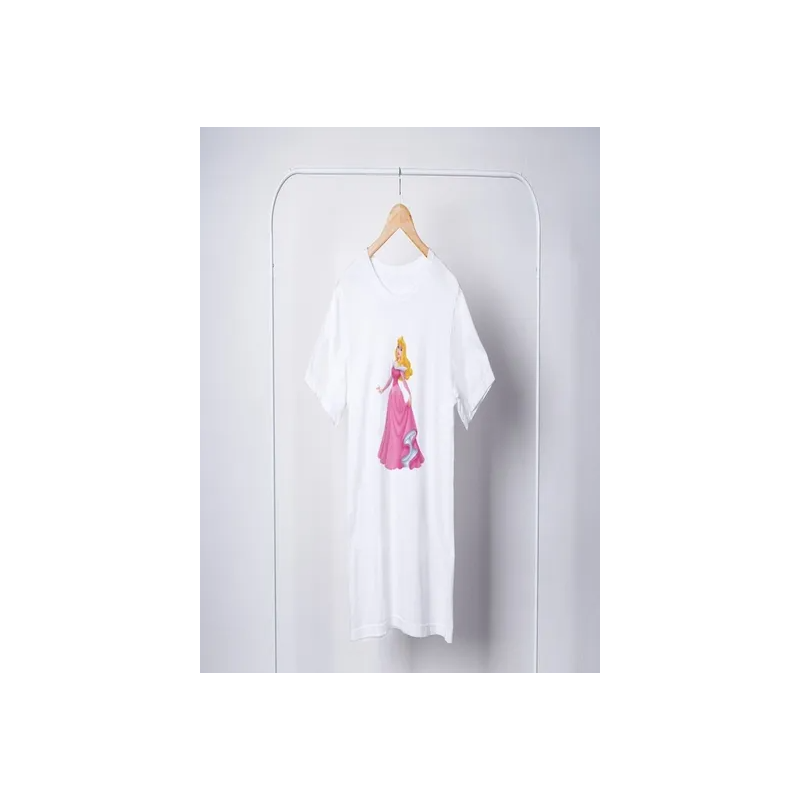 Generic Princess Aurora Printed T-shirt White