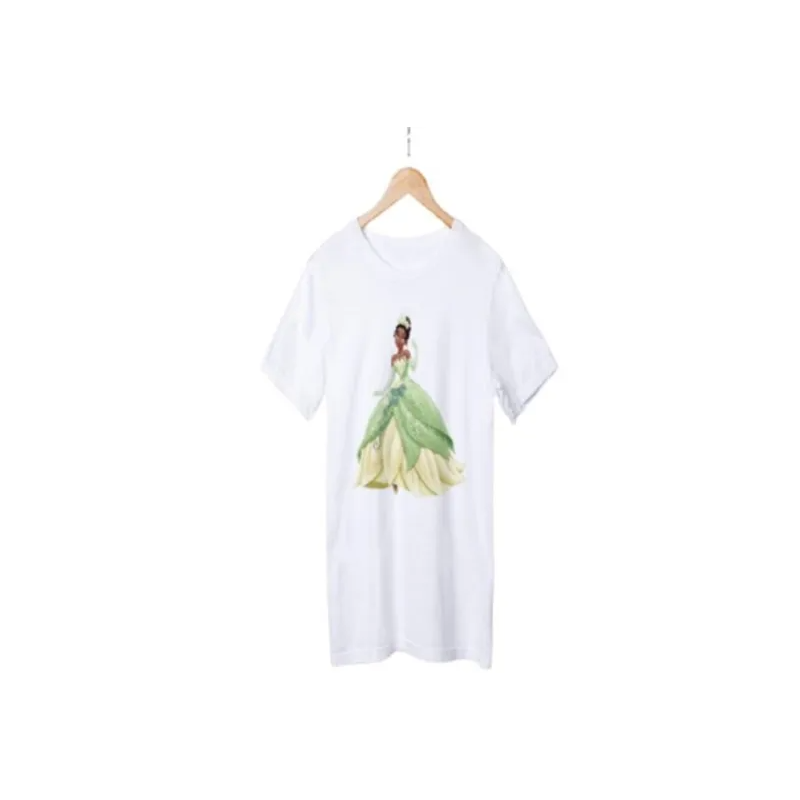 Generic Princess Tiana Printed T-shirt White