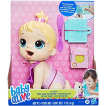 Baby Alive Lil Snacks Doll, Eats And "Poops," 8-Inch Baby Doll With Snack Mold, Toy For Kids Ages 3 And Up, Blonde Hair