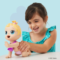 Baby Alive Lil Snacks Doll, Eats And "Poops," 8-Inch Baby Doll With Snack Mold, Toy For Kids Ages 3 And Up, Blonde Hair
