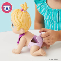 Baby Alive Lil Snacks Doll, Eats And "Poops," 8-Inch Baby Doll With Snack Mold, Toy For Kids Ages 3 And Up, Blonde Hair