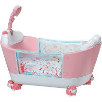 Baby Annabell 703243 Let'S Bathtime Tub 43cm-Under-The-Sea Pattern & Special Water Effect-Lights Up-Easy For Small Hands, Creative Play Promotes Empathy & Social Skills, For Toddlers 3 Years & Up