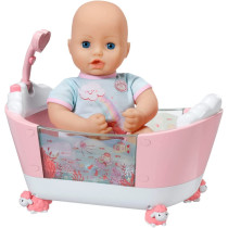 Baby Annabell 703243 Let'S Bathtime Tub 43cm-Under-The-Sea Pattern & Special Water Effect-Lights Up-Easy For Small Hands, Creative Play Promotes Empathy & Social Skills, For Toddlers 3 Years & Up