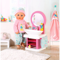 Baby Born 831953 Ea Bath Toothcare Spa, Red