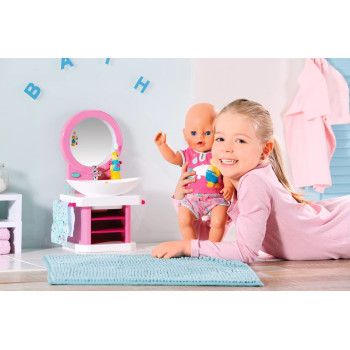 Baby Born 831953 Ea Bath Toothcare Spa, Red