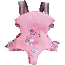 BABY born Baby Carrier - Doll Carrier Seat for BABY born - Can be Worn on The Front or Back. Fits BABY born Dolls up to 43cm - Suitable for Children Aged 3+ Years