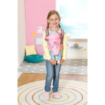 BABY born Baby Carrier - Doll Carrier Seat for BABY born - Can be Worn on The Front or Back. Fits BABY born Dolls up to 43cm - Suitable for Children Aged 3+ Years