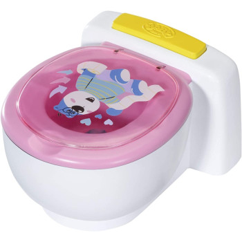 Baby Born Bath Poo Poo Toilet Real Sound Effects For Small Hands Rainbow Glitter Poo 43 Cm Ages 3 & Up, Multicolor, 828373