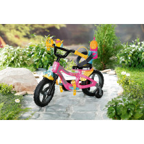 Baby Born Bike For 43 cm Doll - With Horn, Light & Mudguards - Easy For Small Hands, Creative Play Promotes Empathy & Social Skills, For Toddlers 3 Years & Up - Includes Water Bottle