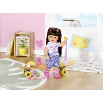 BABY born Sister Brunette 43cm Doll with Accessories, Colourful, 830352
