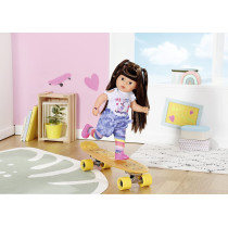 BABY born Sister Brunette 43cm Doll with Accessories, Colourful, 830352