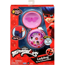 Bandai Miraculous Ladybug Yoyo Communicator | Ladybug Accessories Toy Phone For Role Play Fun | Miraculous: Tales Of Ladybug & Cat Noir Kids Toys For Dress Up Games | Miraculous Ladybug Gift