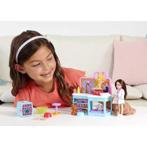 Barbie Chelsea Pet Vet Playset, Brunette Chelsea Doll, 4 Animal Figures, 18 Pet Vet Accessories, Great Gift for Ages 3 Years Old & Up, Mulicolor