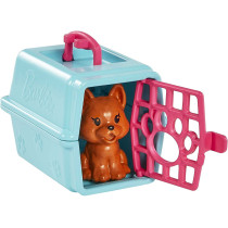 Barbie Chelsea Pet Vet Playset, Brunette Chelsea Doll, 4 Animal Figures, 18 Pet Vet Accessories, Great Gift for Ages 3 Years Old & Up, Mulicolor