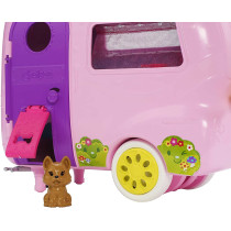 Barbie Club Chelsea Camper Playset With Doll, Puppy, Car, Transforming Camper And Accessories Fxg90