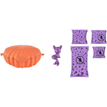 Barbie Color Reveal Pet Set in Shell-Shaped Case with 5 Surprises GTP74