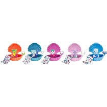 Barbie Color Reveal Pet Set in Shell-Shaped Case with 5 Surprises GTP74