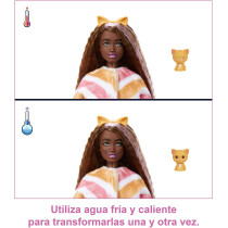 Barbie Cutie Reveal Dolls with Animal Plush Costume & 10 Surprises Including Mini Pet & Color Change, Gift for Kids 3 Years & Older, Multicolour1
