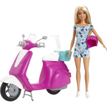 Barbie Doll & Scooter