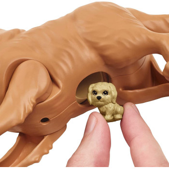 Barbie Doll and Newborn Pups Playset with Dog, 3 Puppies & Accessories, 3 to 7 Year Olds