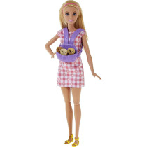 Barbie Doll and Newborn Pups Playset with Dog, 3 Puppies & Accessories, 3 to 7 Year Olds