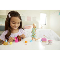 Barbie Doll And Puppy Party Playset With Puppies, Dough And Cake Mold, 3 To 7 Year Olds Gxv75