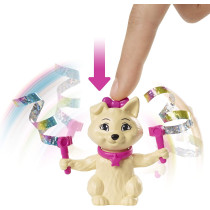 Barbie Dreamhouse Adventures Teresa Spin 'n Twirl Gymnast Doll, 11.5-inch Brunette, in Leotard, with Accessories GHK24