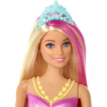 Barbie Dreamtopia Sparkle Lights Mermaid Doll with Swimming Motion and Underwater Light Shows, approx 12-inch with Pink-Streaked Blonde Hair GFL82