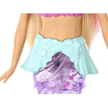 Barbie Dreamtopia Sparkle Lights Mermaid Doll with Swimming Motion and Underwater Light Shows, approx 12-inch with Pink-Streaked Blonde Hair GFL82