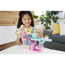 Barbie Florist Playset With Blonde Doll, Dough, Vases & More, Ages 3 & Up Gtn58