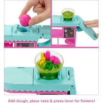 Barbie Florist Playset With Blonde Doll, Dough, Vases & More, Ages 3 & Up Gtn58