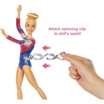Barbie Gymnastics Playset With Doll, Balance Beam, 15+ Accessories Gjm72