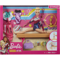 Barbie Gymnastics Playset With Doll, Balance Beam, 15+ Accessories Gjm72
