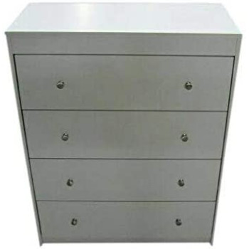 R2R Furniture Chest Of Four Drawers -White