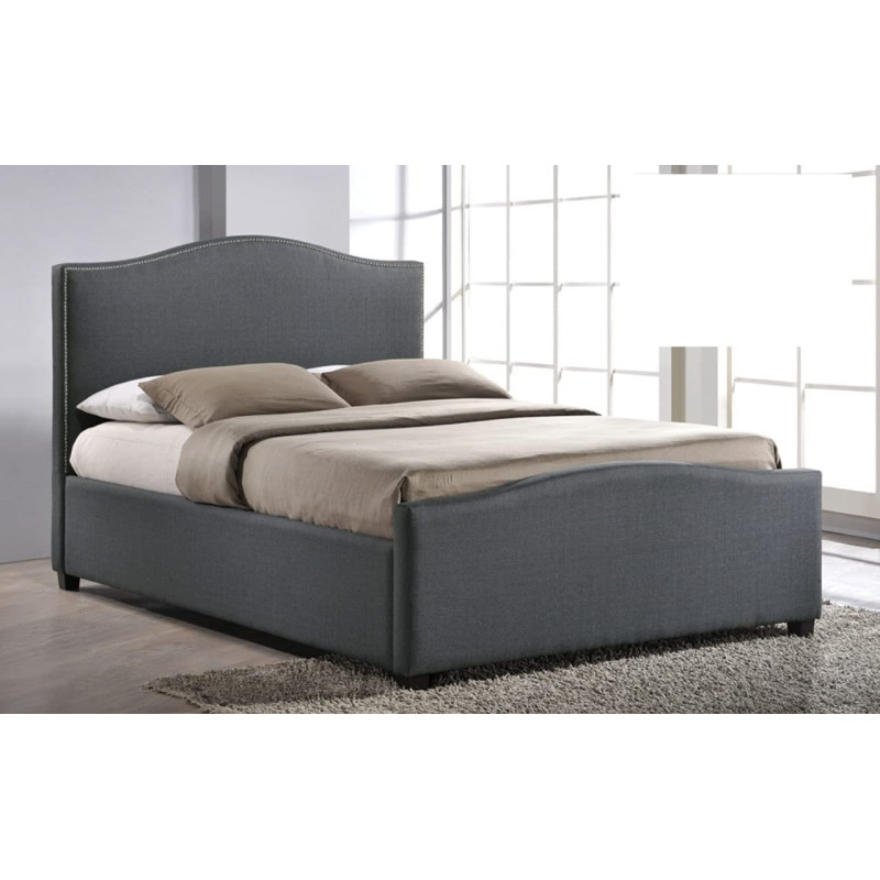 R2R Furniture Fabulous Designer Bed (Dark Grey)