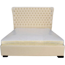 R2R Furniture Hand Made Beautiful King Size Bed With Gas Lift-Up Mechanism And Spring Mattress