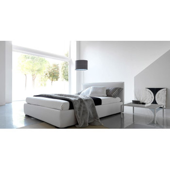 R2R Furniture Pure Minimalistic White Super King Size Bed - (200 x 200 CM)
