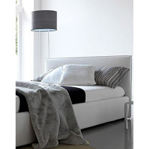 R2R Furniture Pure Minimalistic White Super King Size Bed - (200 x 200 CM)