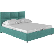R2R Furniture Rosalie Green Color King Size Bed (Without Mattress) And Hydraulic Storage - (180 x 200 CM)