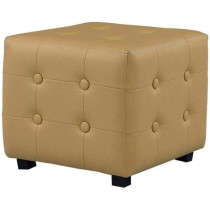 R2R Furniture Cubic Pouffe-Beige