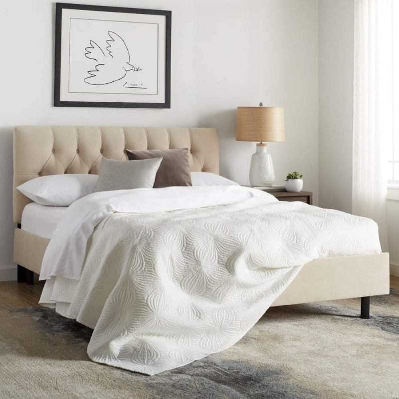 R2R Furniture EDEN TUFTED DESIGN BED QUEEN SIZE