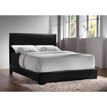 R2R Furniture EL Conner Casual Black Upholstere QUEEN SIZE 